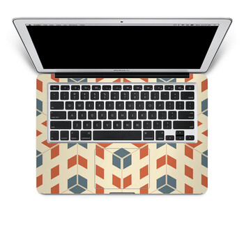 SkinAT 苹果笔记本MacBook手托保护贴膜 不含键盘 3M材料 几何菱形 Air 11