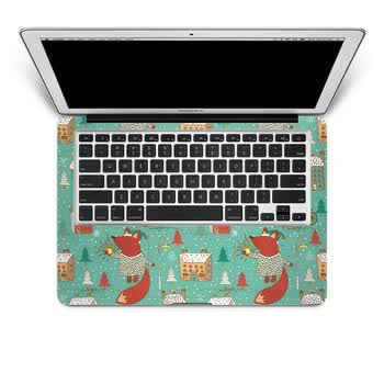 SkinAT 苹果笔记本MacBook手托保护贴膜 不含键盘 3M材料 狐狸小线 Pro 15 (Retina)