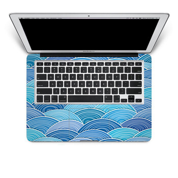 SkinAT 苹果笔记本MacBook手托保护贴膜 不含键盘 3M材料 海阔天空 Pro 17