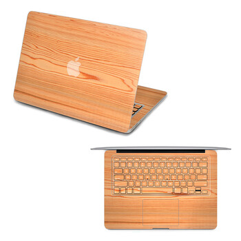 SkinAT 苹果笔记本MacBook全套保护贴膜 3M材料 木纹6 Pro 15