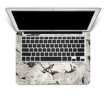 SkinAT 苹果笔记本MacBook手托保护贴膜 不含键盘 3M材料 凌乱的报纸 Pro 15 (Retina)