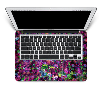 SkinAT 苹果笔记本MacBook手托保护贴膜 不含键盘 3M材料 魔幻脸谱 Air 13 2011款