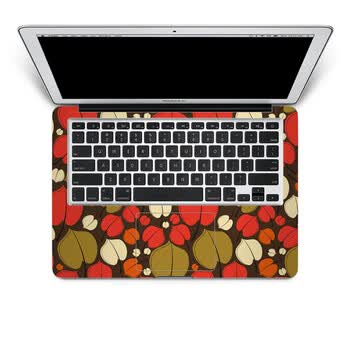 SkinAT 苹果笔记本MacBook手托保护贴膜 不含键盘 3M材料 落叶纷飞 Air 11