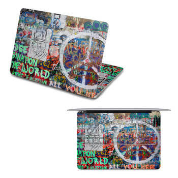 SkinAT 苹果笔记本MacBook全套保护贴膜 3M材料 涂鸦墙1 Pro 15 (Retina)
