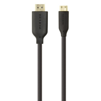 贝尔金（belkin）F3Y027bf1M HDMI转HDMI mini接口数字高清线缆 1米