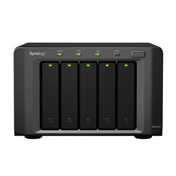 群晖（Synology）DS1512+ 5盘位 NAS网络存储服务器（无内置硬盘）