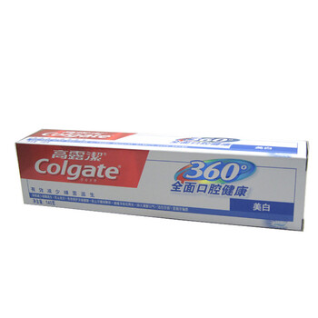 高露洁360全面口腔健康牙膏-美白牙膏140g（四支装）