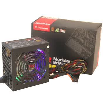 Tt（thermaltake）TR2 600炫模版（BW0030） 电源（额定500W/14cm彩灯/模组化）