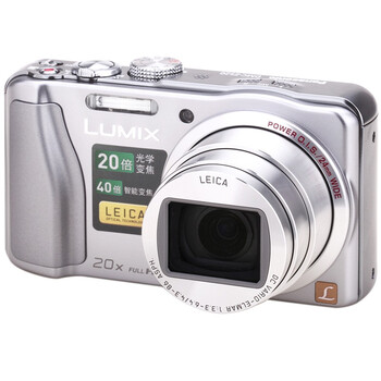 松下（Panasonic） DMC-ZS20GK 数码相机 银色（1410万像素 3.0英寸液晶屏 20倍光学变焦 24mm广角）