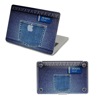 SkinAT 苹果笔记本MacBook外壳及底部保护贴膜 3M材料 经典牛仔裤 Pro 13