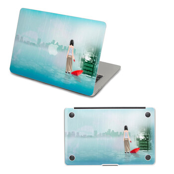 SkinAT MacBook外壳及底部保护贴膜 3M材料 巷口女孩 Air 11