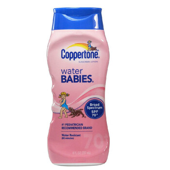水宝宝Coppertone水嫩防晒乳SPF70 儿童防晒霜SPF70+ 237ML防水 2012新款