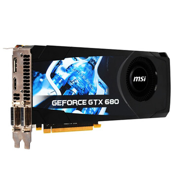 微星（msi）N680GTX-PM2D2GD5 1006/6008MHz 2048MB/256bits GDDR5 PCI-E显卡