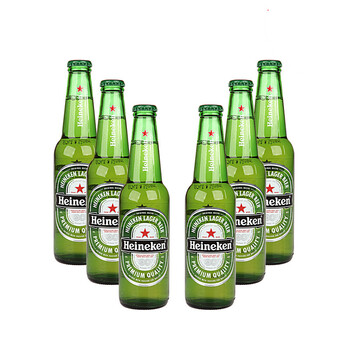 喜力啤酒330ml(小瓶)*6瓶