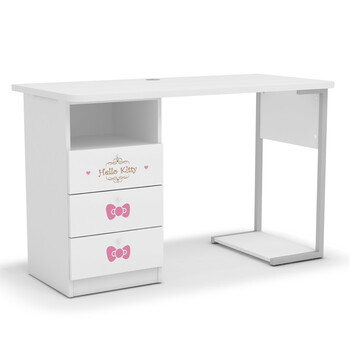酷漫居 Hello kitty 高档家具 KT甜蜜时刻 书桌 家具品牌 儿童家具 爱洛粉红 书桌