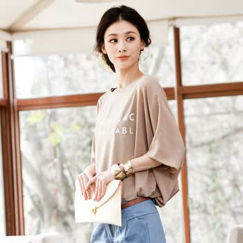 麦考林EUROMODA 女装 摩登都会W1时尚宽松衬衫 多色可选 SF130776 驼色55 1