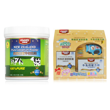 汤臣倍健 顶呱呱新西兰牛初乳粉（进口）60g + 新钙念成长礼盒（鳕鱼肝油+牛乳钙配方粉）