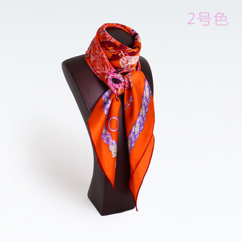 宝石蝶品牌真丝绸围巾100%桑蚕丝丝巾新款上市独特设计