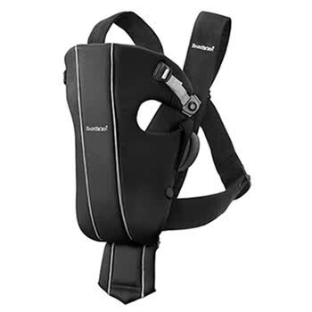 瑞典Babybjorn Spirit抱婴袋/婴儿背带/抱带/背带(3.5-12KG)精神系列 黑色