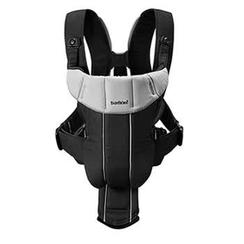 瑞典Babybjorn Active抱婴袋/婴儿背带/抱带/背带(3.5-12KG)运动系列 银黑
