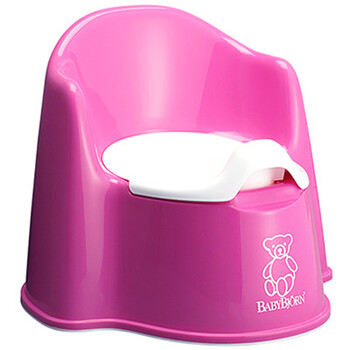 瑞典BabyBjorn Potty Chair 舒适靠背马桶椅 粉色