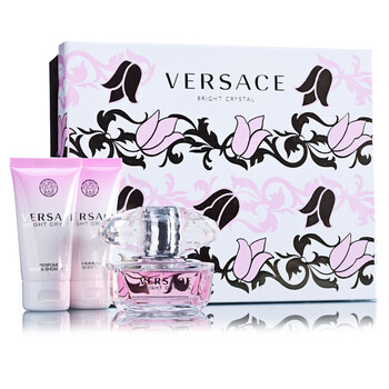Versace范思哲香恋水晶礼盒套装（晶钻女士香水50ml+身体乳50ml+沐浴露50ml）