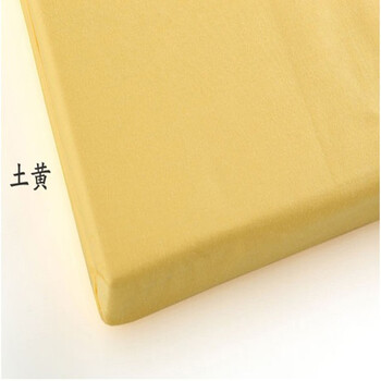 AUSSINO澳西奴家纺 素色纯棉 260根纯色床笠床垫套新品1.5米床适用 土黄