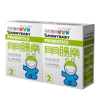 丹尼宝贝幼儿益生菌贝贝肠乐2盒 解决宝宝肠胃问题 1-3岁