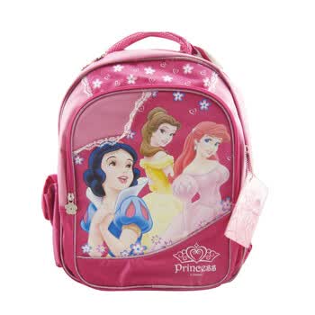天天团购价 Disney CL-M0421 迪士尼儿童书包 公主玫红