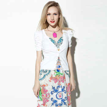 上东轻奢 ZERO 泡泡袖 <em>办公室</em>空调房吊带裙百