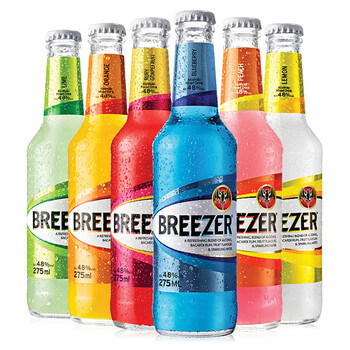 百加得冰锐朗姆预调酒6种口味（6瓶装）275ml*6