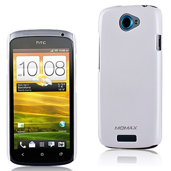 摩米士（MOMAX）HTC ONE S/Z520e/Z560e 超薄耀目光泽保护壳UV白色 附送摩米士原厂液晶保护膜