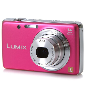 松下（Panasonic） DMC-FH6GK 数码相机 粉色（1410万像素 2.7英寸液晶屏 5倍光学变焦 24mm广角）