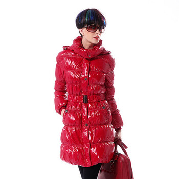 波司登羽绒服 女时尚亮面修身时尚款 BR1934 318(赭色) 180/100A(XXL)