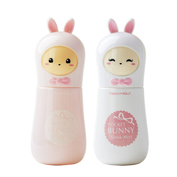 Tonymoly魔法森林掌上兔子系列保湿喷雾60ml-粉兔+掌上兔子润滑喷雾60ml-白兔 控油 补水 保湿