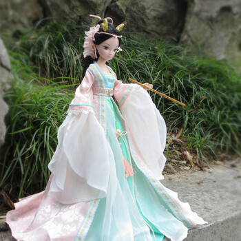 收藏版古装衣<em>龙女</em>可儿娃娃中国<em>神话</em>公主芭比娃