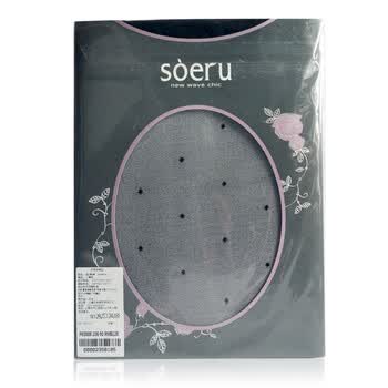 （日本）soeru小圆点连裤丝袜PK0008 90黑色