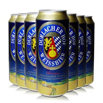 德国原装进口 德拉克 德拉赫霍夫纯麦黑啤酒500MLX7听装