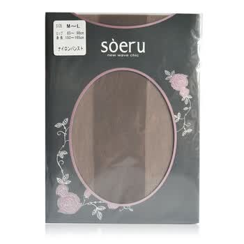 （日本）soeru天鹅绒三色连裤丝袜PT0034 80灰色