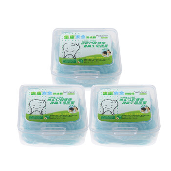 悠康YoCome安全牙线棒三盒装（3*120支）