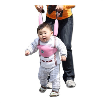 贝博氏学步带 婴儿学习走路牵引带 (粉) - 京东历