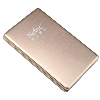 朗科（Netac）2.5英寸 K206 时尚超薄移动硬盘（USB3.0）500G（阳光金）