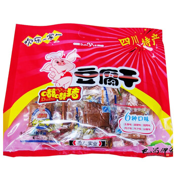 嘟嘟猪量贩装南溪豆干400g袋装*3袋