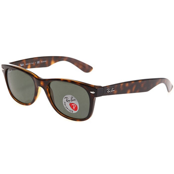 RAYBAN 雷朋 中性款 玳瑁镜框灰绿色镜片偏光镜太阳镜 2132 902/58 55MM hz