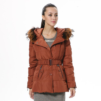 波司登羽绒服 女翻领修身时尚款 BR2248 270(佛桔) 190/108A(XXXXL)