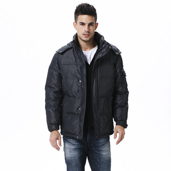 波司登羽绒服 男大众休闲短款外套 SR2107 528(隐格灰) 190/104A(XXL)