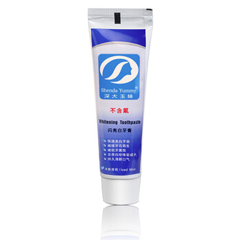 深大玉妹闪亮白牙膏100g(无氟防蛀牙美白 薄荷味道清爽宜人)