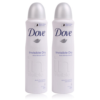 Dove多芬女士止汗香体喷雾 隐形美白 150ML 两支 4252