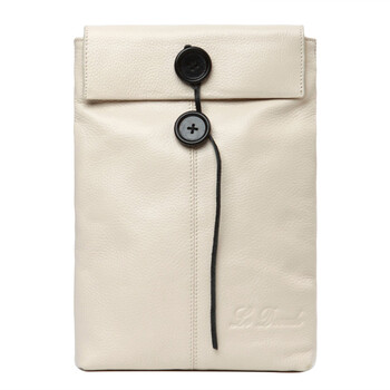 喆代仁LE DECADE Button Small Messenger 欧美时尚简约复古信封包 潮包 个性小包 201189 米白色 斜跨