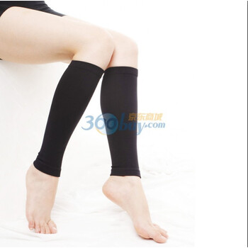 ２双打包舒尔美医用型一级压力束小腿静脉曲张袜,男女中筒统弹力瘦腿袜,适合运动 2条肉色 尺寸写地址里